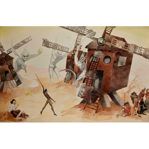Set Design for Don Quixote: Act II, Scene III